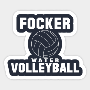 Focker Water Volleyball Sticker